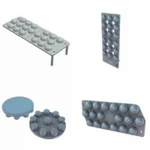 Podkładki montażowe Stapefix z występami (nopkami)