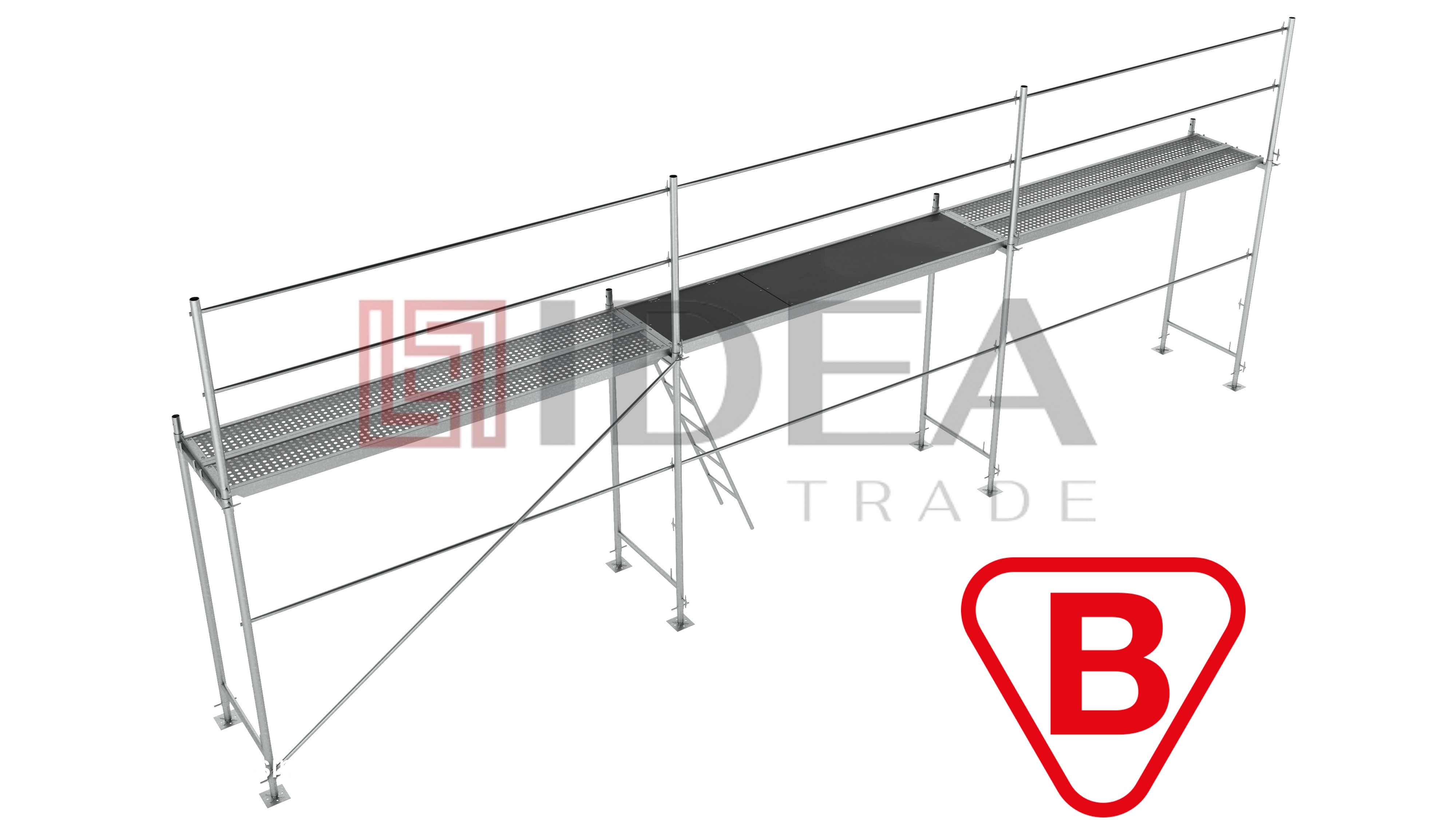 Zestaw rusztowania PIN74