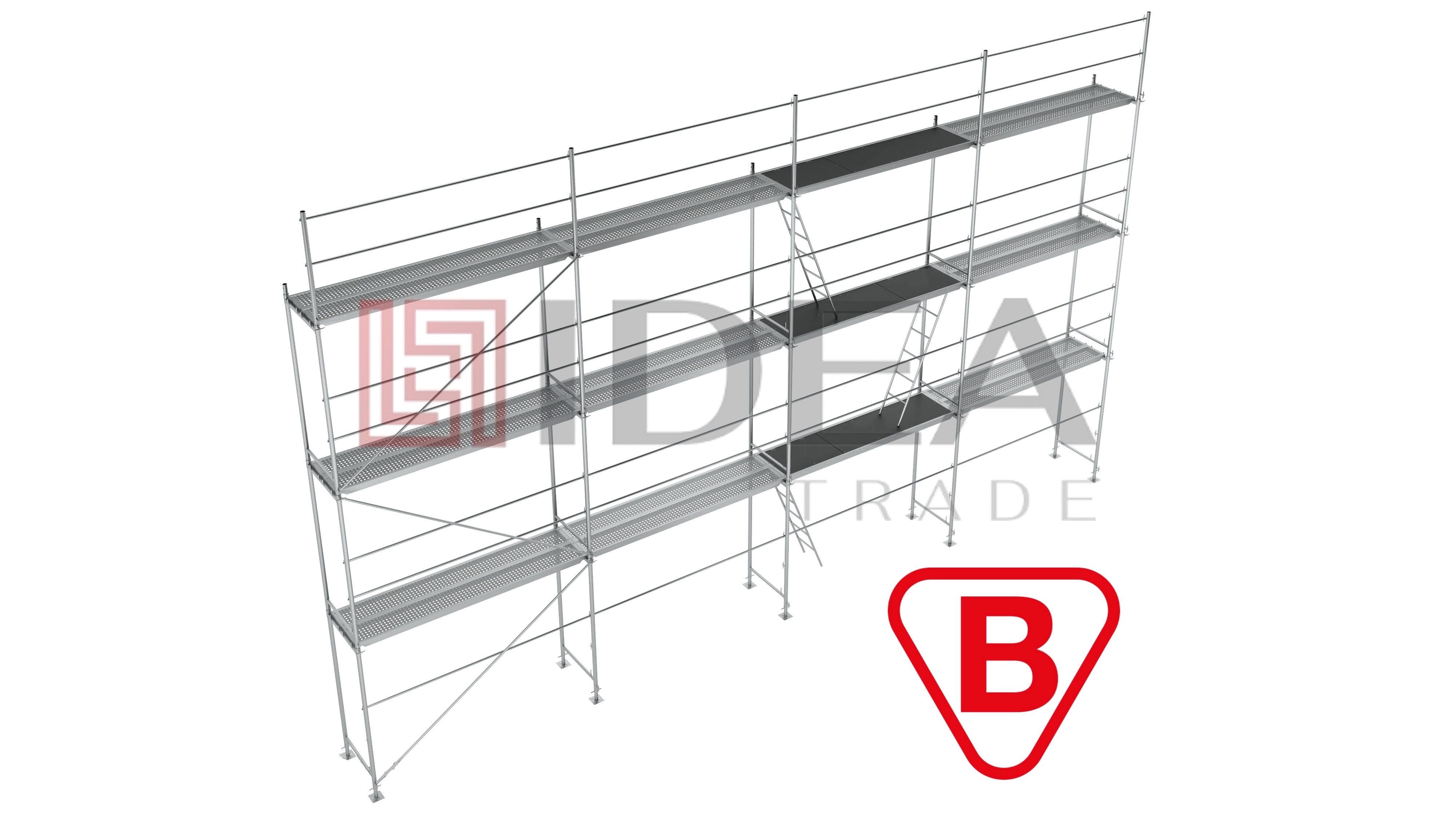 Zestaw rusztowania PIN74