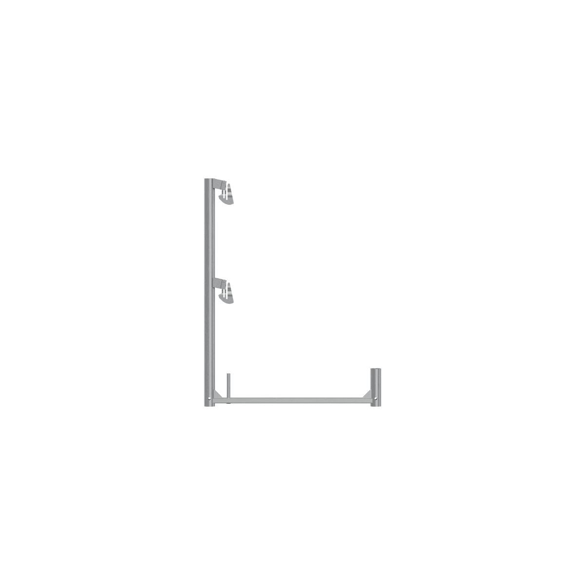 Aluminium Handrail Post with Protection 100×73
