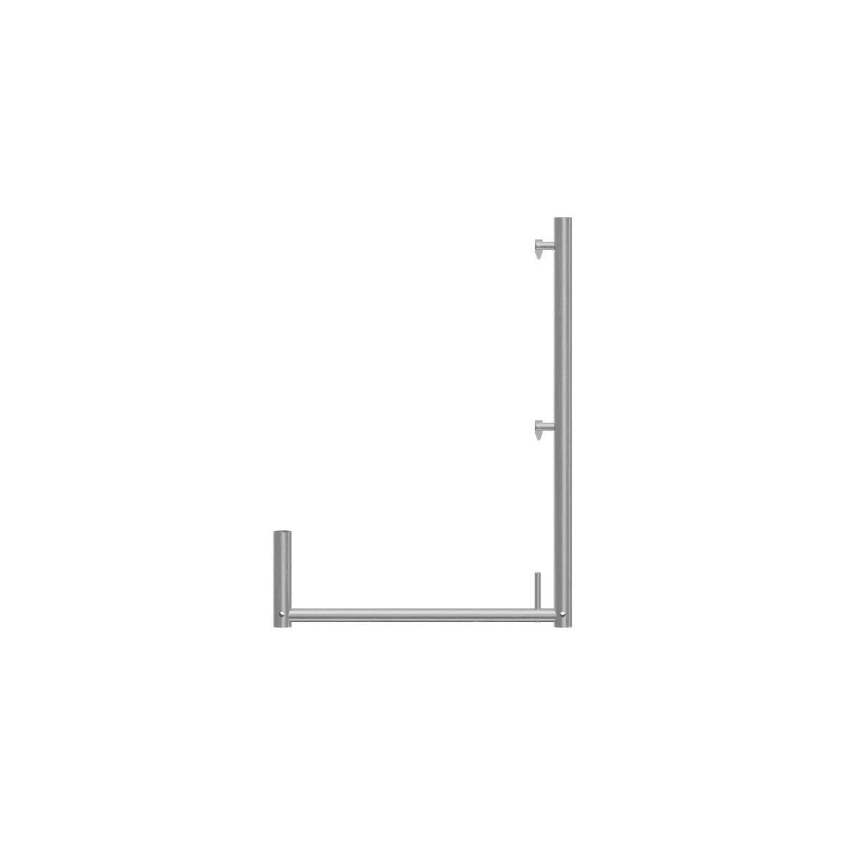 Słupek poręczy z zabezpieczeniem pomostu aluminowy 100